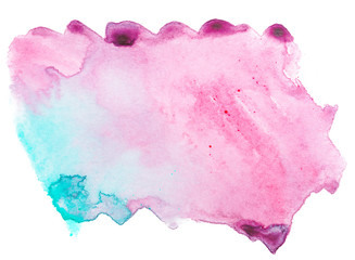 magenta watercolor stain cold