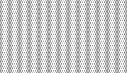 Black honeycomb on a white background. Seamless texture. Isometric geometry. 3D illustration