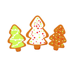 happy holidays post card illustration