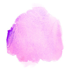 Fototapeta premium magenta watercolor stain cold