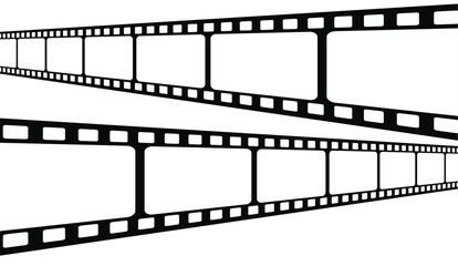 Film strip collection. Vector template.