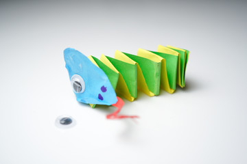 snake origami for kids