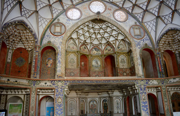 Fototapeta na wymiar Khan-e Boroujerdi, Kashan, Iran