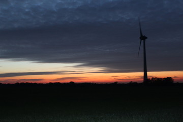 Sunset in East Friesland