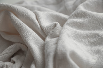 white cotton folds