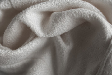 white cotton folds