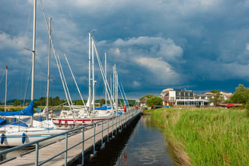 Natural harbor in Baabe-Moritzdorf
