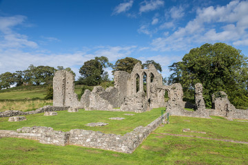 Fototapeta na wymiar Inch Abbey Monastic Ruins Northern Ireland