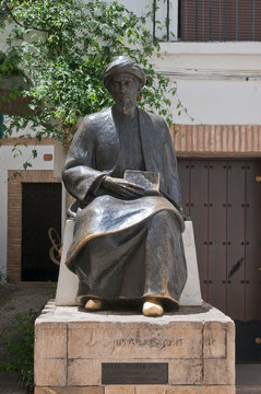 Moses Maimonides, Denkmal, Cordoba, Andalusien, Spanien