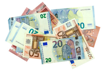 Obraz na płótnie Canvas Carpet of money bills