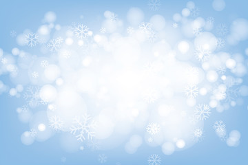 Vector of Christmas snowflakes for winter season.