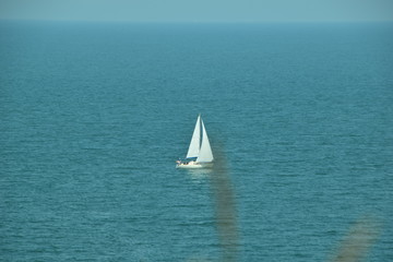 sailing yacht in sea - 230080269