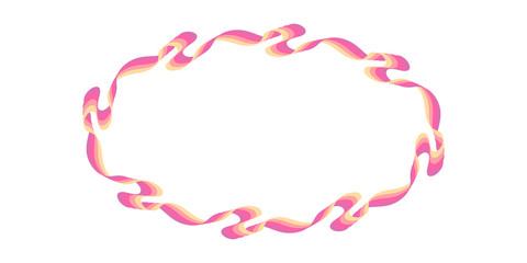 frame of tapes. vector illustration