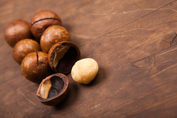 Macadamia nut wooden table 