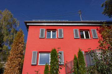 facades of private homes