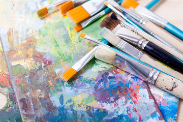 Obraz premium Art paint brushes