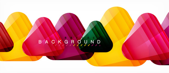Geometric abstract background, triangles