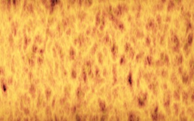 Abstract Fire Background with Flames. Wall of Fire. Glare on the water. 3D illustration