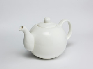 White teapot