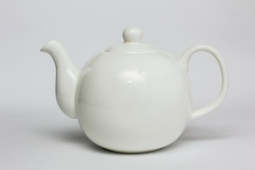 White teapot