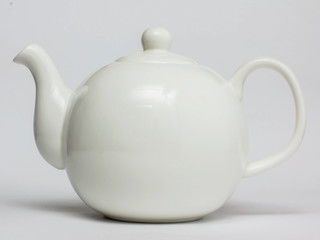 White teapot