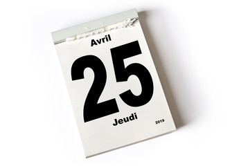 25. Avril 2019