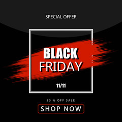 banner black friday sale.