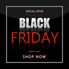 banner black friday sale.