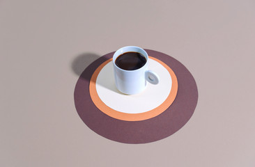 Morning coffee setup.