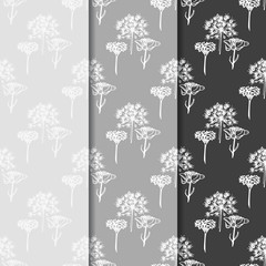 seamless floral pattern with wild flower