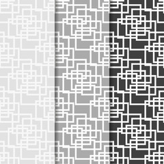 Geometric seamless pattern. Square