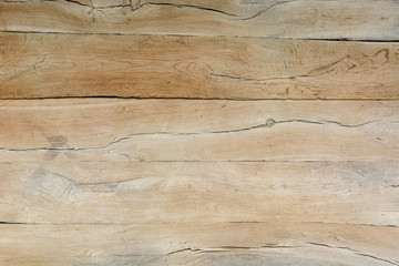 Fototapeta na wymiar Texture of old cracked wood. Repair or upgrade required