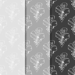 seamless pattern with flower