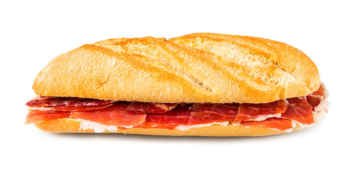 Bocadillo de jam&oacute;n serrano