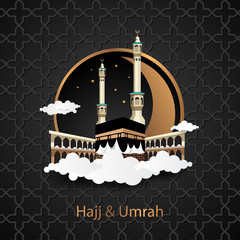 kaaba with luxury design for hajj umrah and more
