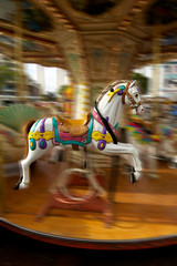 Fototapeta na wymiar Carousel Horse