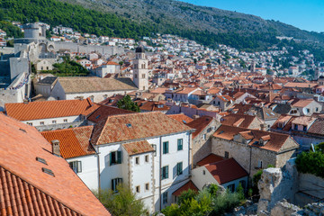 Fototapeta na wymiar Roofs of Old Town Dubrovnik, Croatia