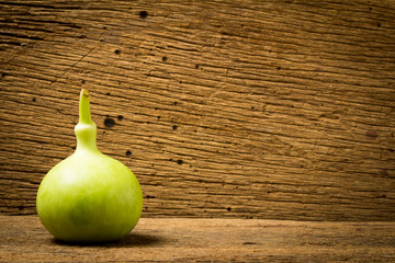 calabash on wood