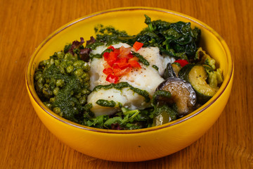 Fish with vegetables