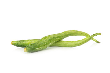 Snake gourd isolated on white background
