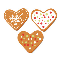 happy holidays post card illustration