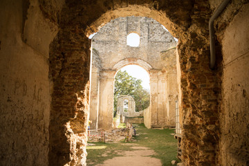 ruins of ancient monastery