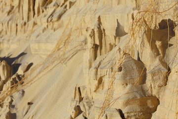 texture mars sandy mountains / texture Martian landscape, crumbling red sand, red sand dunes © kichigin19