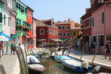 Fototapeta na wymiar Burano bei Venedig