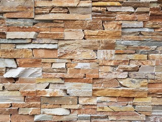 Natural bricks stones background