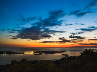 And this glorious sunset on the Ocean