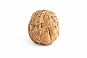 walnut isolated on white background