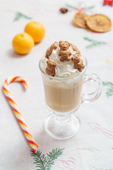 hot chocolate with marshmallow