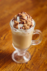 hot chocolate with marshmallow