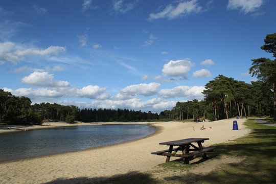 HENSCHOTERMER - Beautiful beach-lakes near Utrecht in the Netherlands 